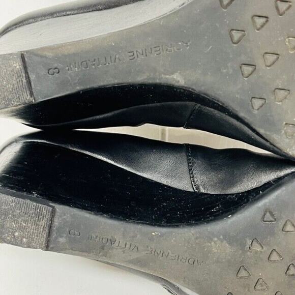 Adrienne Vittadini Midge Womens Size 8 Brown Side Zip Wedge Booties Shoes - Picture 15 of 16